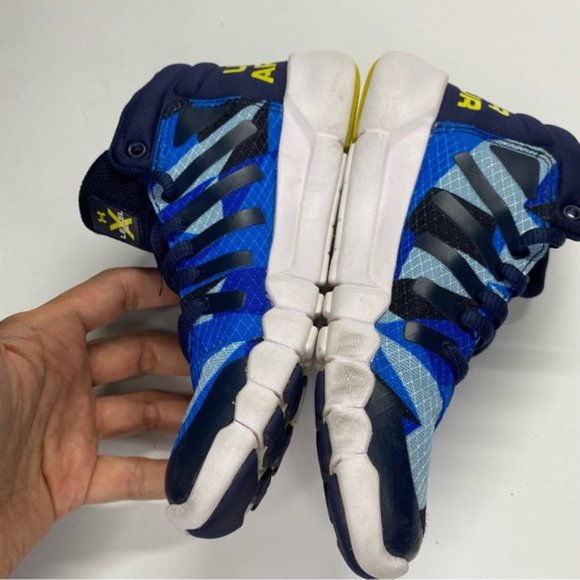 Under Armour Kids Blue B65 X Level Sneaker Shoes Size 12US - Picture 7 of 11